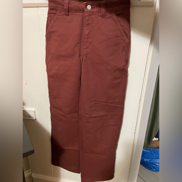 TNA carpenter burgundy pants - Picture 1 of 3